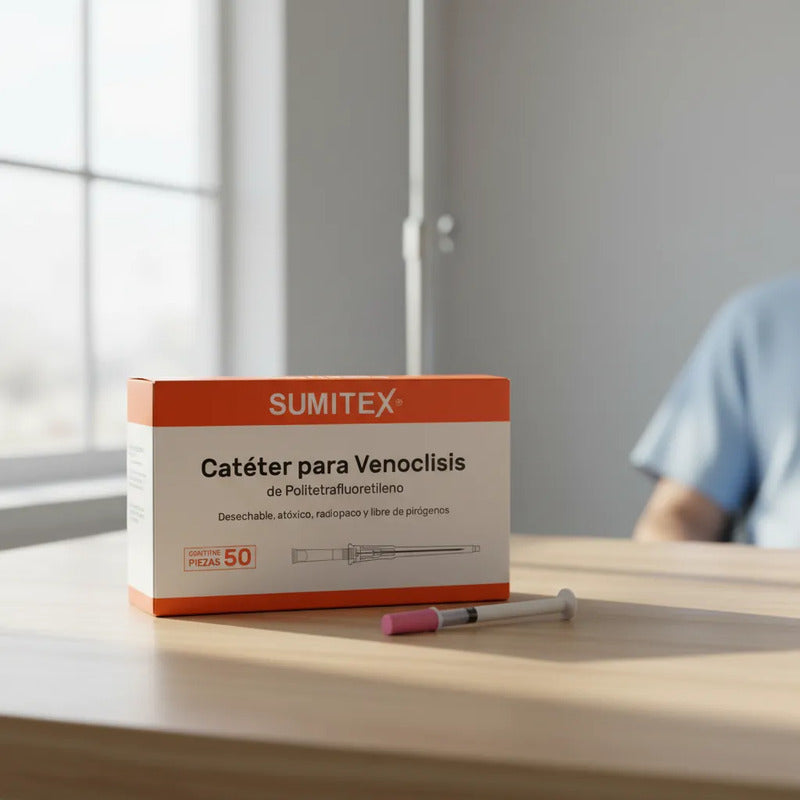 Yelco Sumitex 24g Caja Con 50 Rosa Politetrafluoretileno