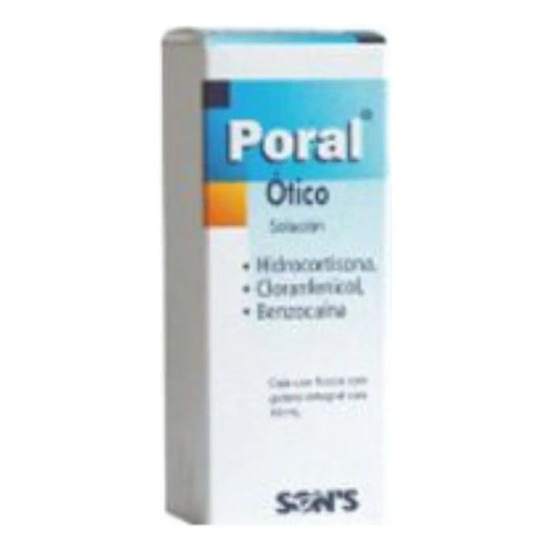 Poral Ótico Solución Caja Con Frasco Con Gotero Con 10ml
