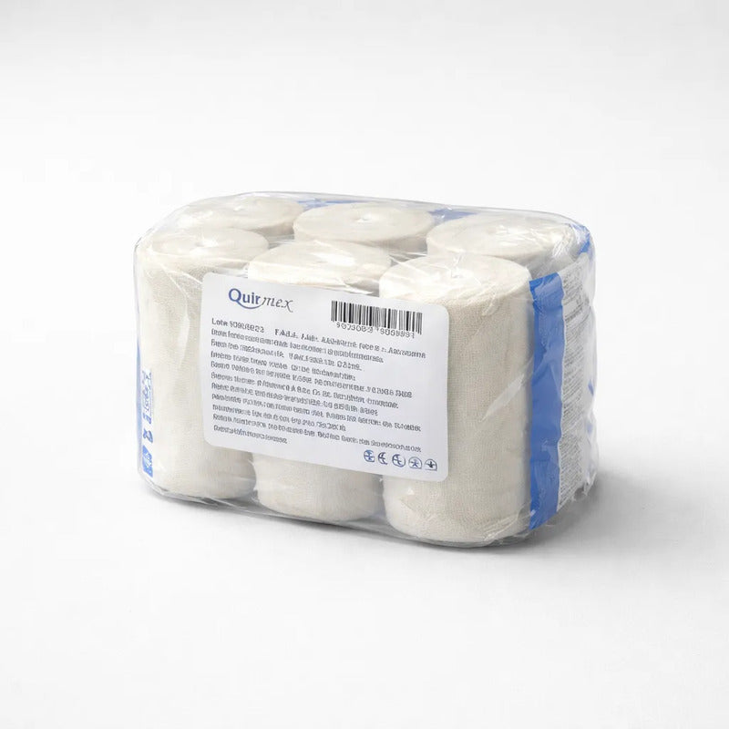 60 Vendas Elásticas Quirmex 7.5cmx5m Blanco