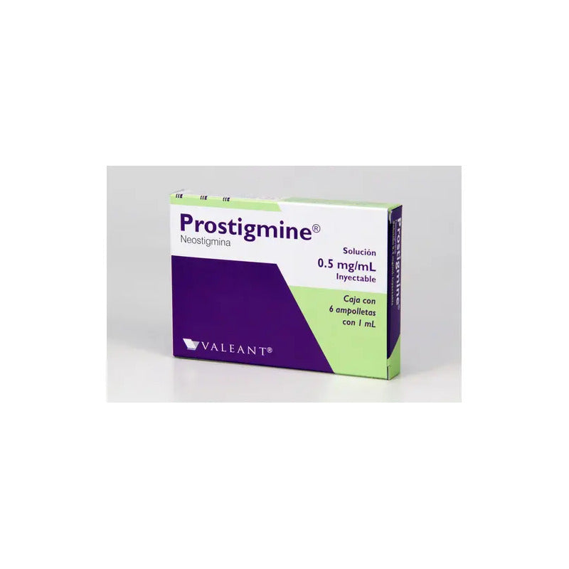 Prostigmine Solución Inyectable 0,5 Mg/ml, 6 Ampolletas 1 Ml