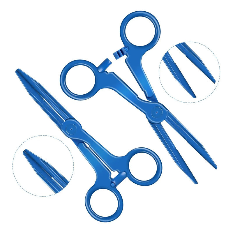 100 Pinzas Desechables P/cordón Umbilical Y 1 Pinza Hemostat Recto