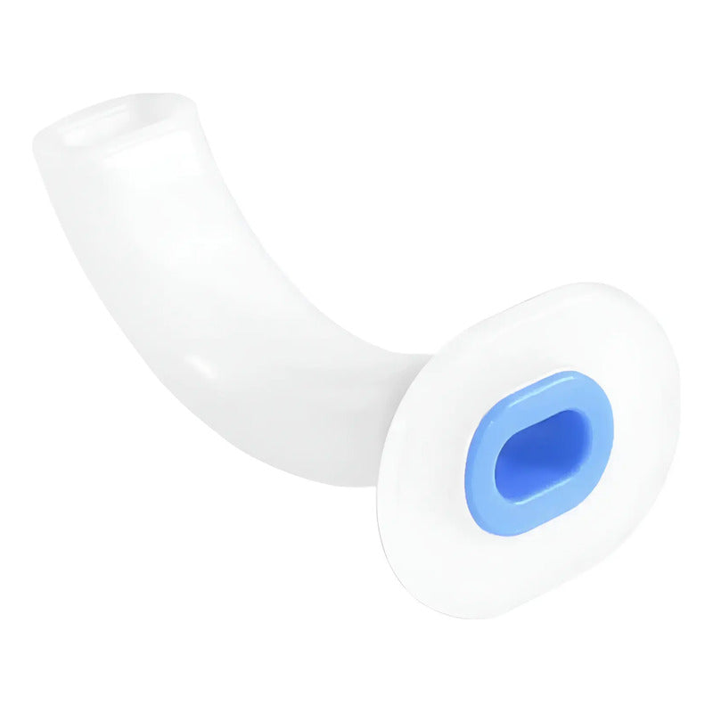 Cánula De Guedel Genérica-lote De 5 Unidades Numero 5.5 Azul