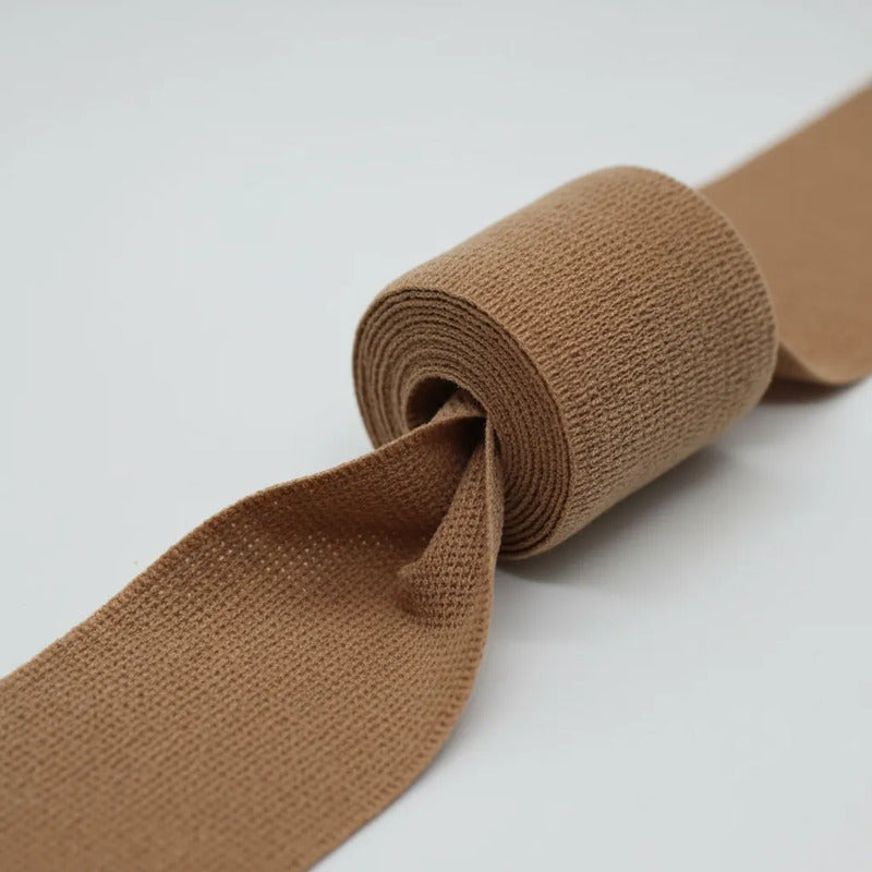 12 Vendas Elasticas Autoadheribles 7.5cm X 4.5m Caqui