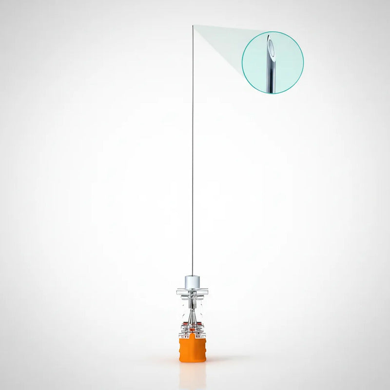 5 Spinocan Aguja De Raquianestesia Medidas A Elegir 25gx88mm Naranja