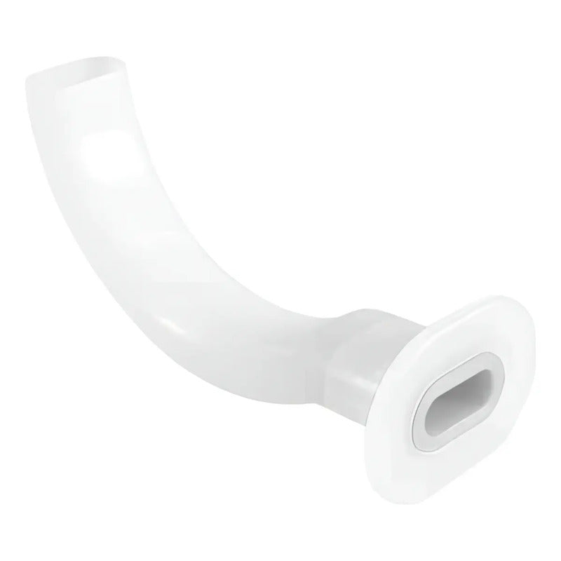 Canula De Guedel - Lote De 5 Unidades Numero 4 Blanco 70 Mm