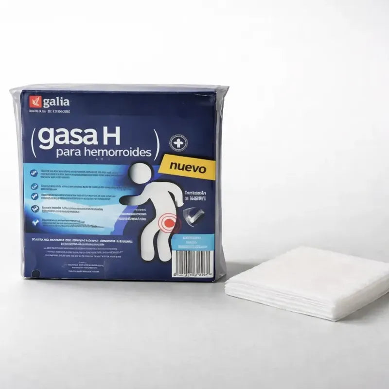 10 Bolsas De Gasa H P/hemorroides Esteríl, 10piezas C/bolsa