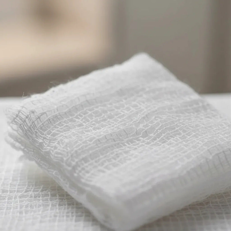 2 Cajas Gasas Esteriles Quirmex Absorbentes Álgodon 10x10cm Blanco