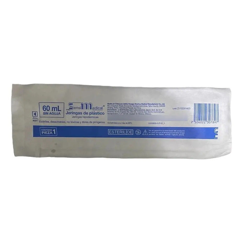50 Jeringas De 60ml Sensimedical 60 Ml