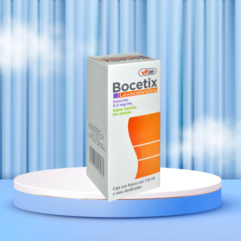 Bocetix Levocetirizina Solución 0.5 Mg/ Ml Sabor Sandía Frasco Con 150 Ml