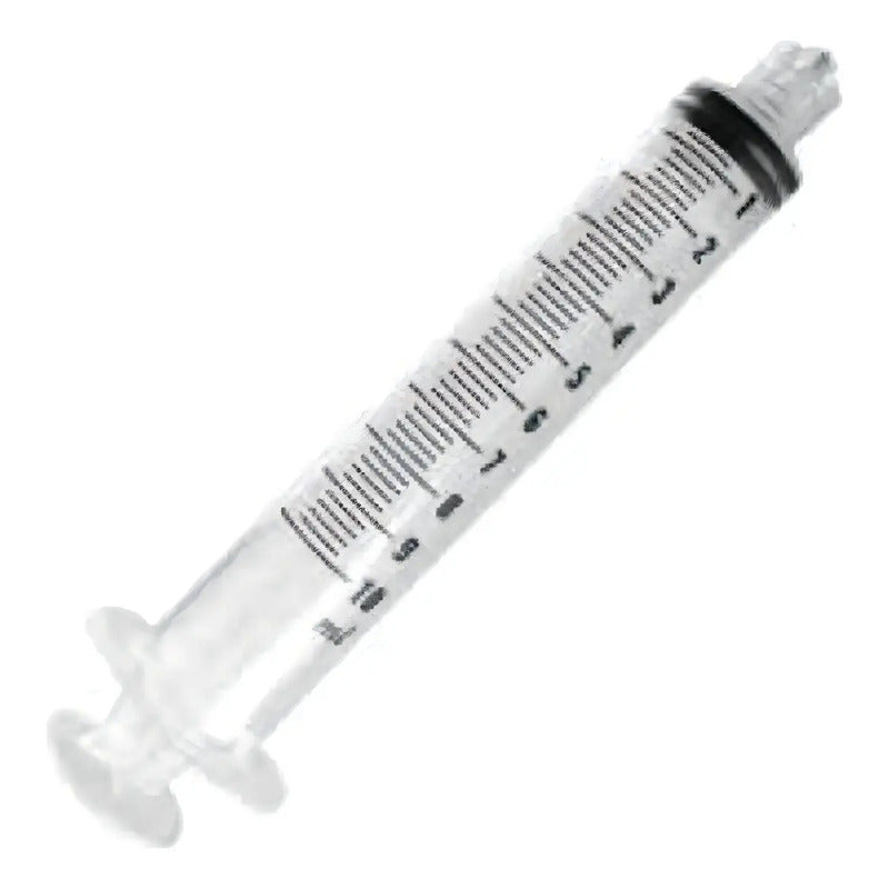 Jeringa Roscada Luer Lok De 20 Ml Sin Aguja C/10 Unidades Bd