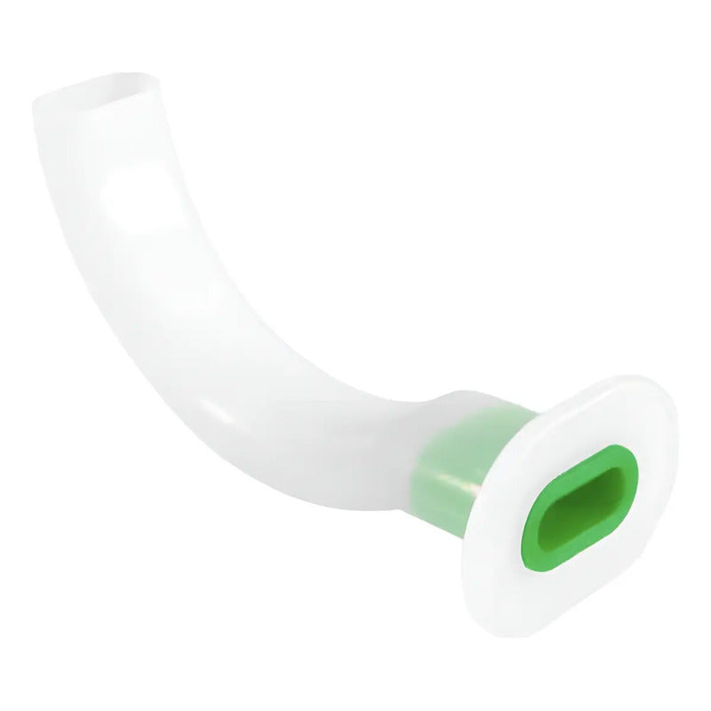 Canula De Guedel - Lote De 5 Unidades Numero 4.5 Verde 80 Mm