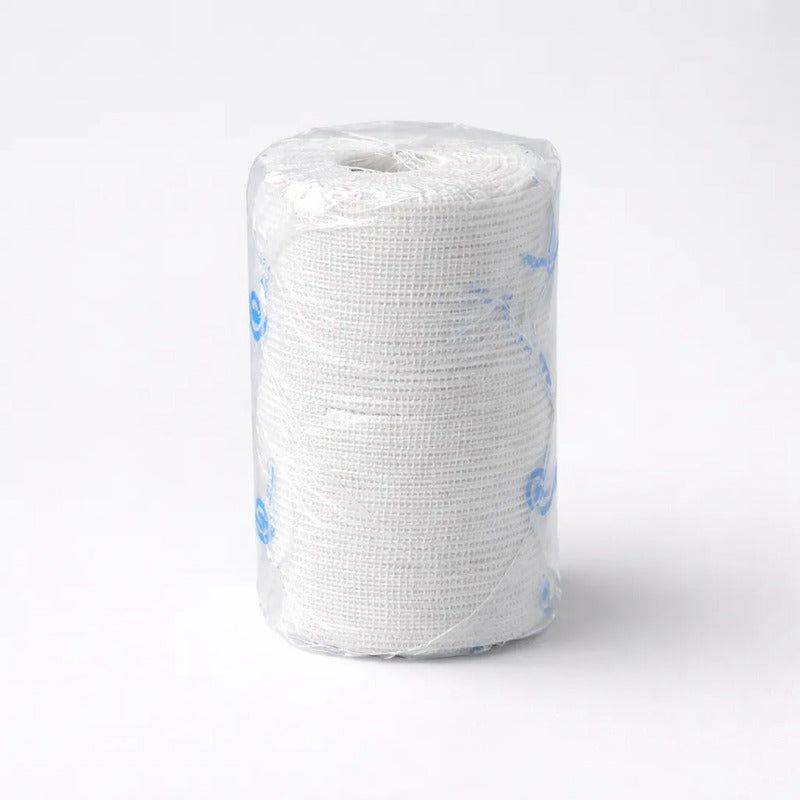 12 Vendas Elasticas De 7.5cm X 5 Mts Quirmex Calidad Premium Blanco
