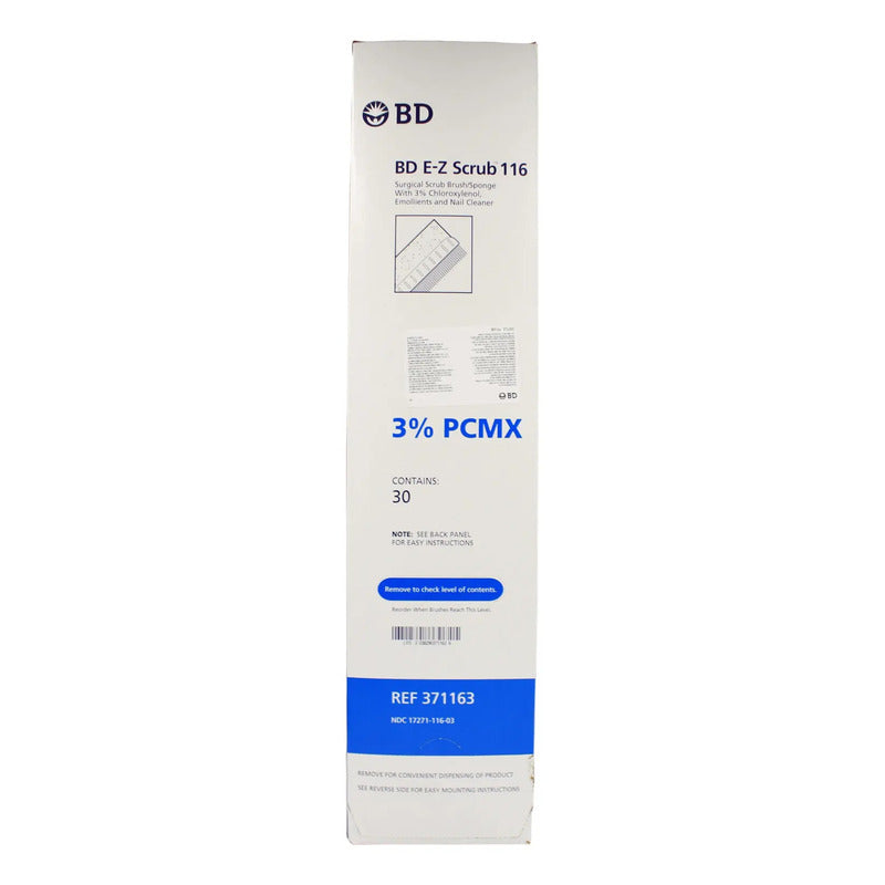 Cepillo Quirúrgico Con Jabón Bd E-z Scrub 116 3% C/30 Pz.