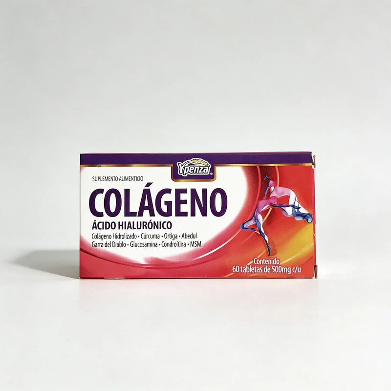 Colageno Y Acido Hialuronico Con Ortiga 60 Tabletas Sabor Sin Sabor