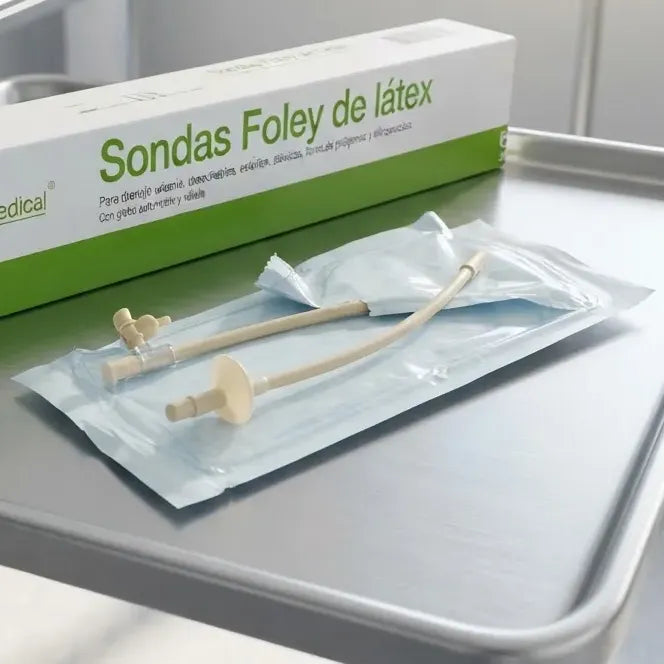 10 Sondas Foley De Látex 2 Vías 30fr Globo 30ml Sensimedical