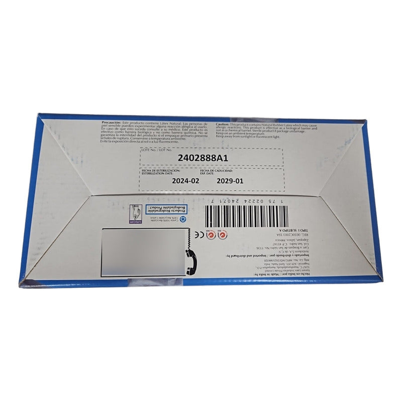 Guante De Látex Para Cirugía Elite 6 1/2 Ambiderm C/50 Pares Blanco 6.5