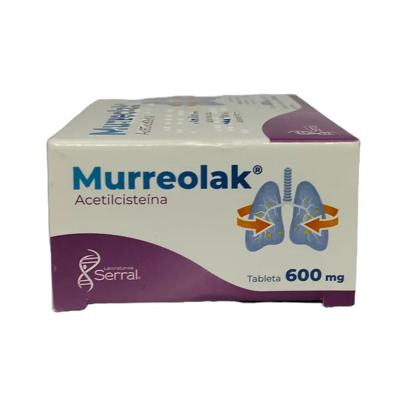 Murreolak Acetilcisteína 600mg Dos Tubos Con 10 Pastillas