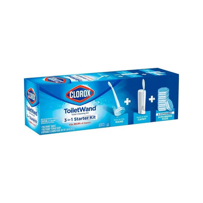 Cepillo De Baño Primium Clorox Toiletwand 6 Refills Con Base Blanco
