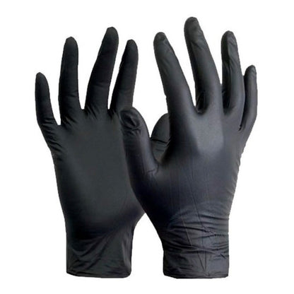 Guantes Ambiderm Nitrilo Color Negro Grande Negro G