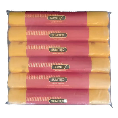 Venda Elastica 30cm X 5m Paquete 6pz Blanco