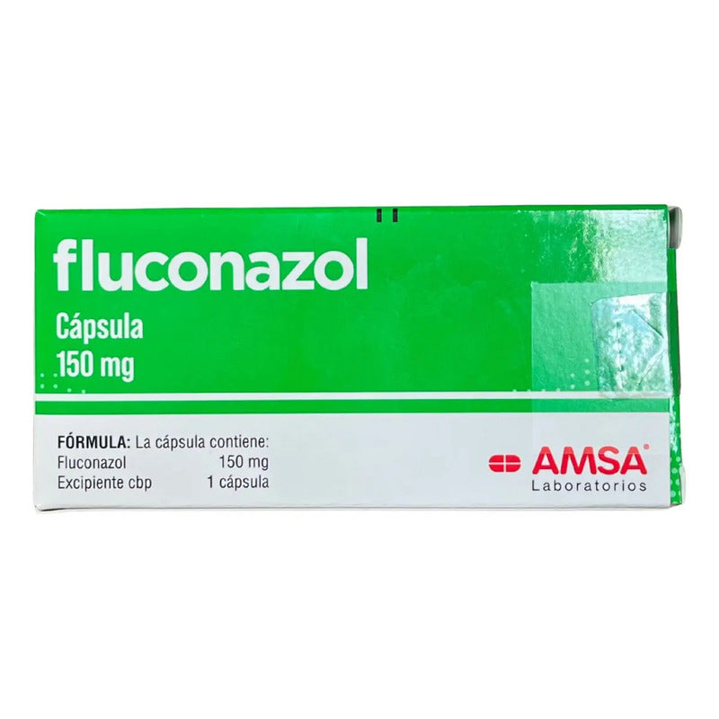 Fluconazol Amsa Fluconazol 150 Mg Caja C/1 Capsulas - Antibioticos De Mexico, S.a. De C.v. (amsa)