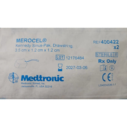 Tapon Nasal Merocel Tubo Para Via Aerea Varios Tipos 2 Unidades Kennedy C/alambre 3.5cmx1.2cmx1.2cm