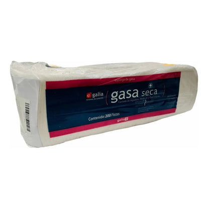 Gasa No Estéril Galia 10x10cm 12 Capas Tipo Vii Paquete 200u
