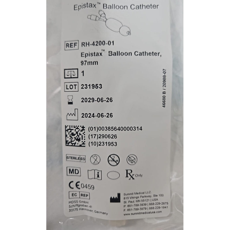Cateter Para Epistaxis Nasal Con Balon