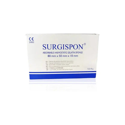 Esponja Hemostática Surgispon De Gelatina Absorbible C/10 Pz Surgispon-g