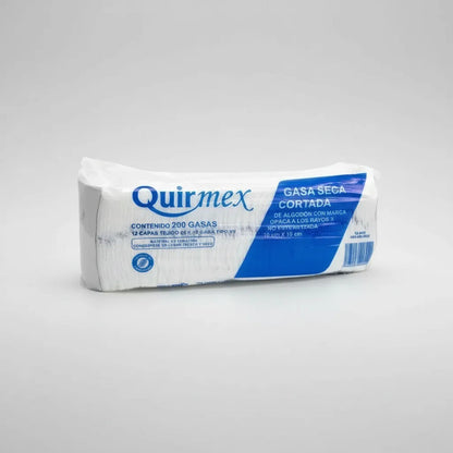 Gasa No Estéril 10x10cm 200 Piezas Con Trama Uso Medico