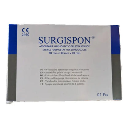 Esponja Hemostática Surgispon De Gelatina Absorbible Pieza
