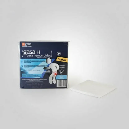 Gasa Estéril Para Hemorroides 10x10cm. Bolsa C/10 Sobres