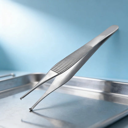 Pinza Adson Brown Con Dientes De Acero Inoxidable