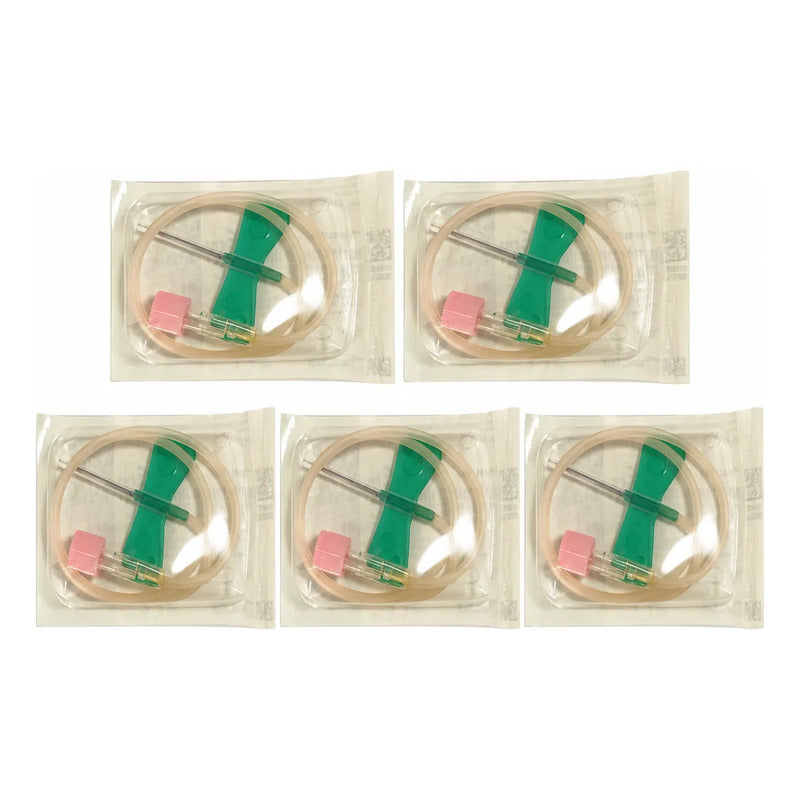 Lote De 5 Sets Para Infusion Mariposa 21gx3/4