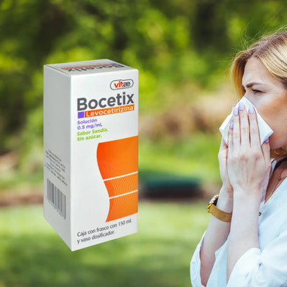 Bocetix Levocetirizina Solución 0.5 Mg/ Ml Sabor Sandía Frasco Con 150 Ml