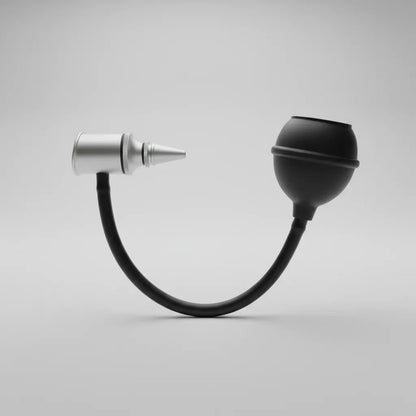 Especulós Otoscopio Para Valoracion De Membrana Timpanica Negro Y Plateado