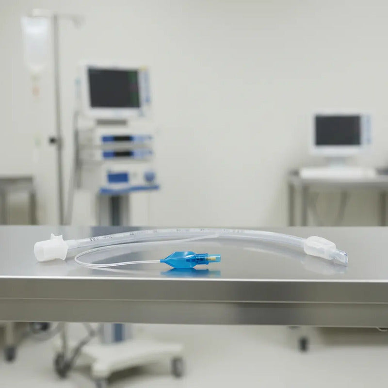 Tubo Endotraqueal Con Globo Con Alma De Acero Medidas Varias 4.5mm