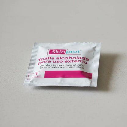 Toalla Alcoholada Para Uso Externo 100 Pzs Skinprot