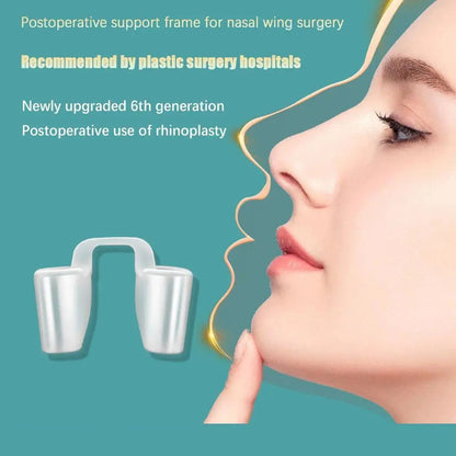 Retenedor Nasal Silicon Rinoplastia Medidas A Elegir Blanco 7c Grande