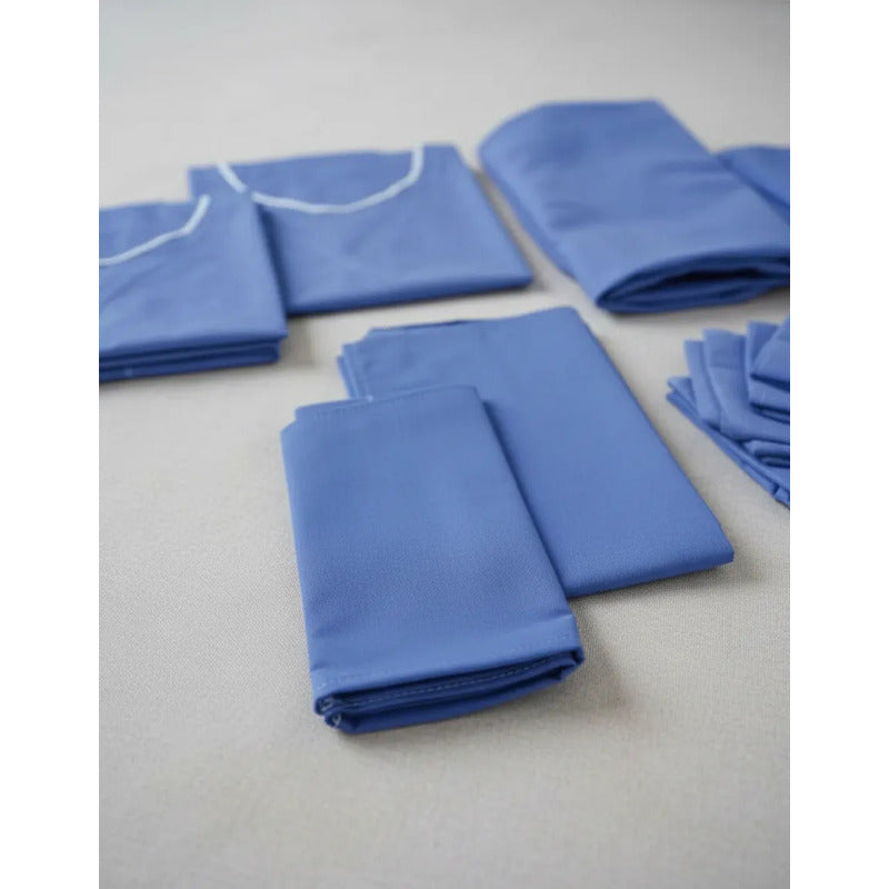 Paquete Para Cirugía Basico, Pasra Uso Quirurgico Azul Unitalla