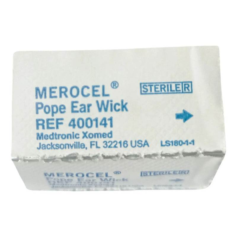 Lote De 5 Tapon De Oido Merocel Otowick 9mmx 15 Mm Medtronic Blanco