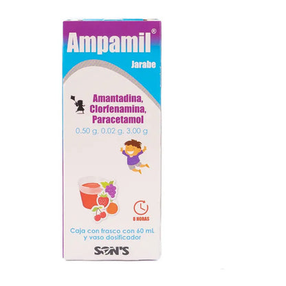 Ampamil Jarabe (amantadina/clorfenamina/paracetamol) 0.5-0.02-3.00 G/100 Ml. Fco. 60 Ml.