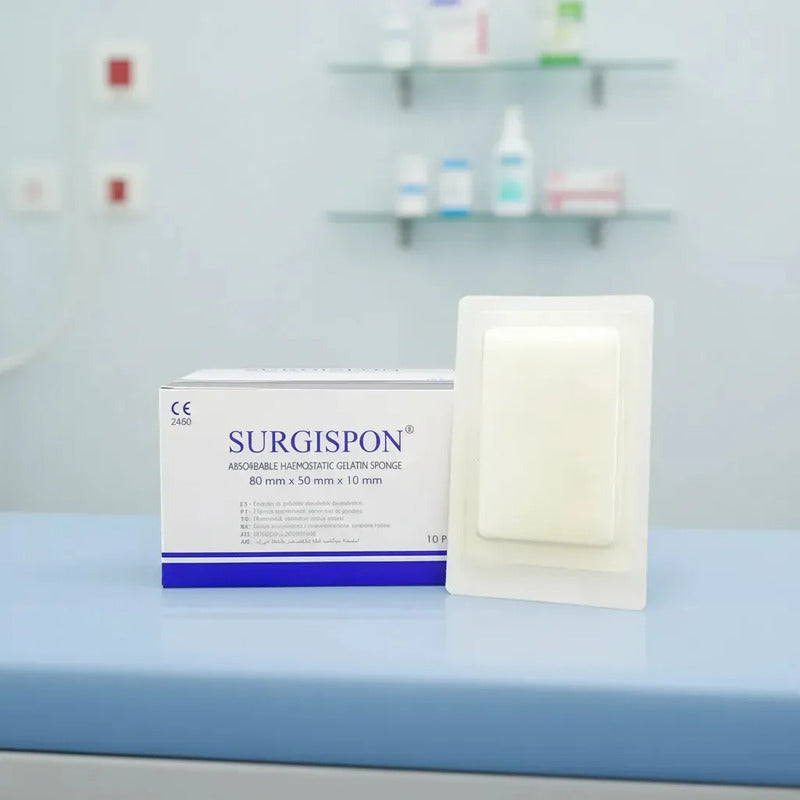Esponja Hemostática Surgispon De Gelatina Absorbible C/10 Pz Surgispon-g