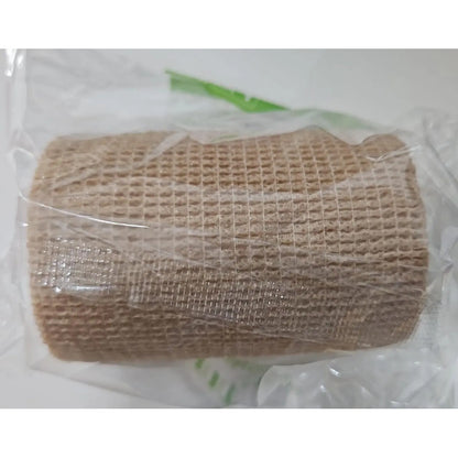 12 Vendas Elasticas Autoadheribles 7.5cm X 4.5m Caqui