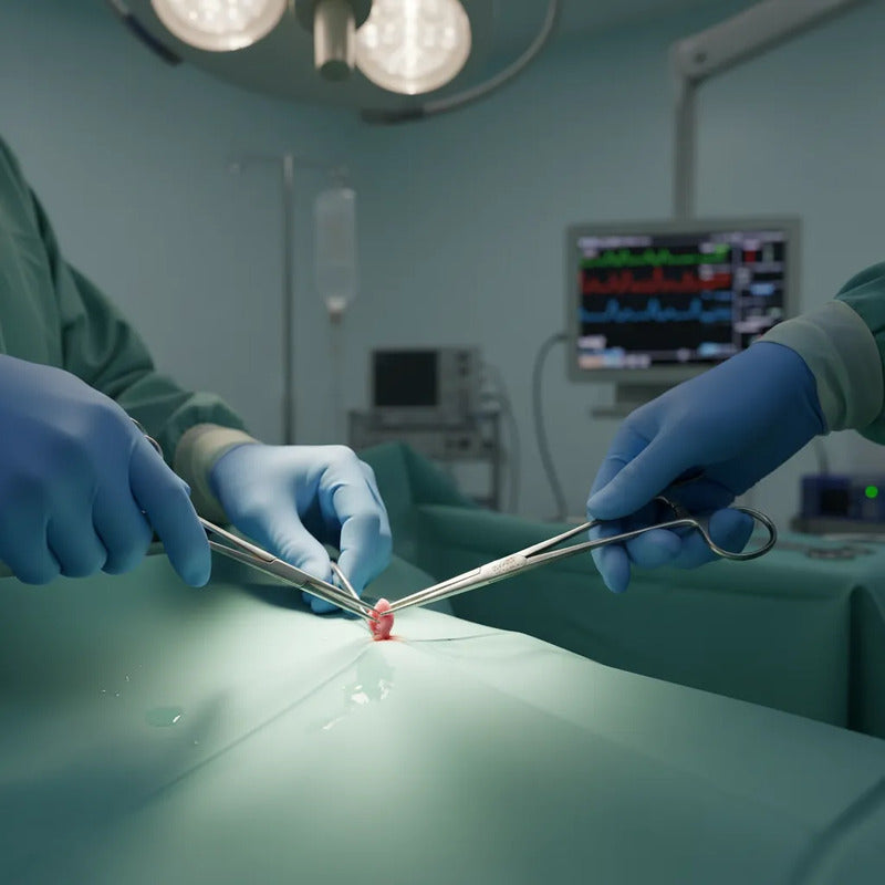 Pinza Rochester 18 Cm Recta Para Cirugia General Recto