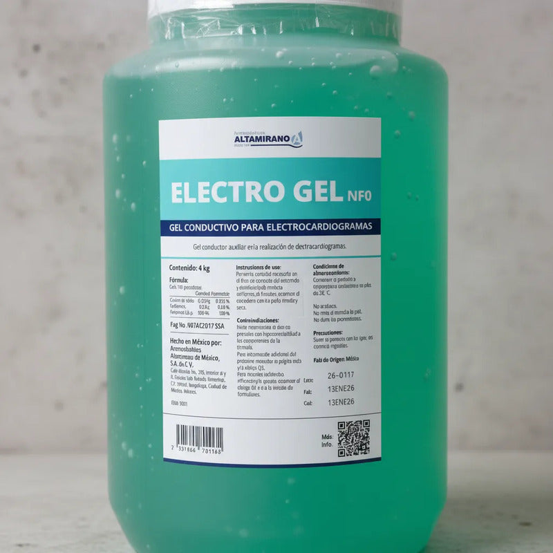 Gelconductor Electrogel  Galón,p/gine/radiologia/fisio/neuro