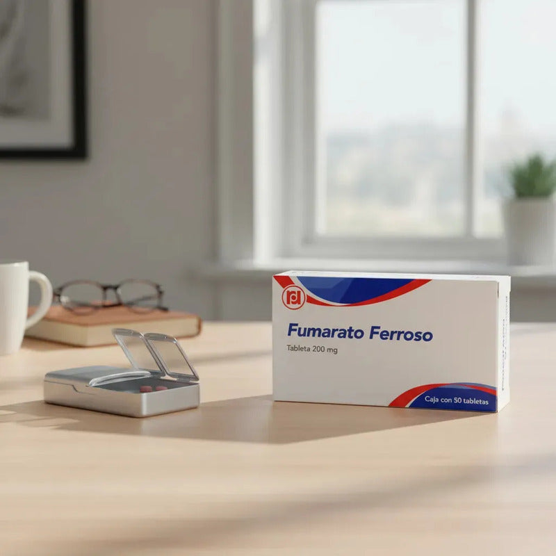 Fumarato Ferroso 200 Mg Caja Con 50 Tabletas Randall