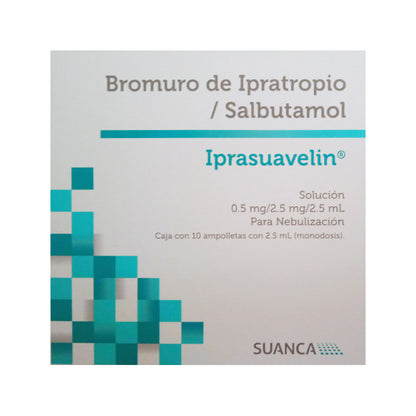 Iprasuavelin Solución, 10 Ampolletas 2,5 Ml
