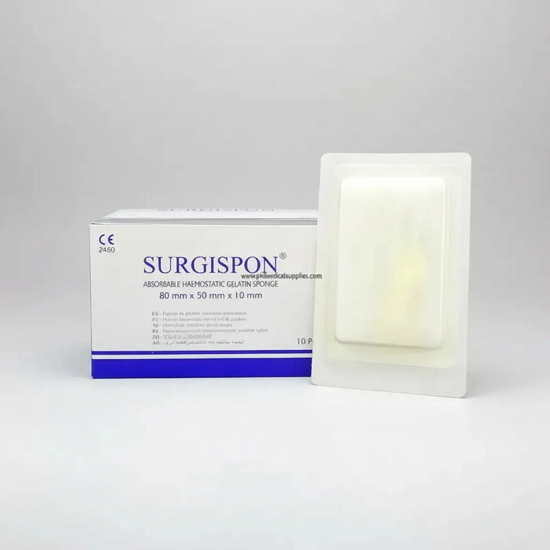 Esponja Hemostática Surgispon De Gelatina Absorbible C/10 Pz Surgispon-g