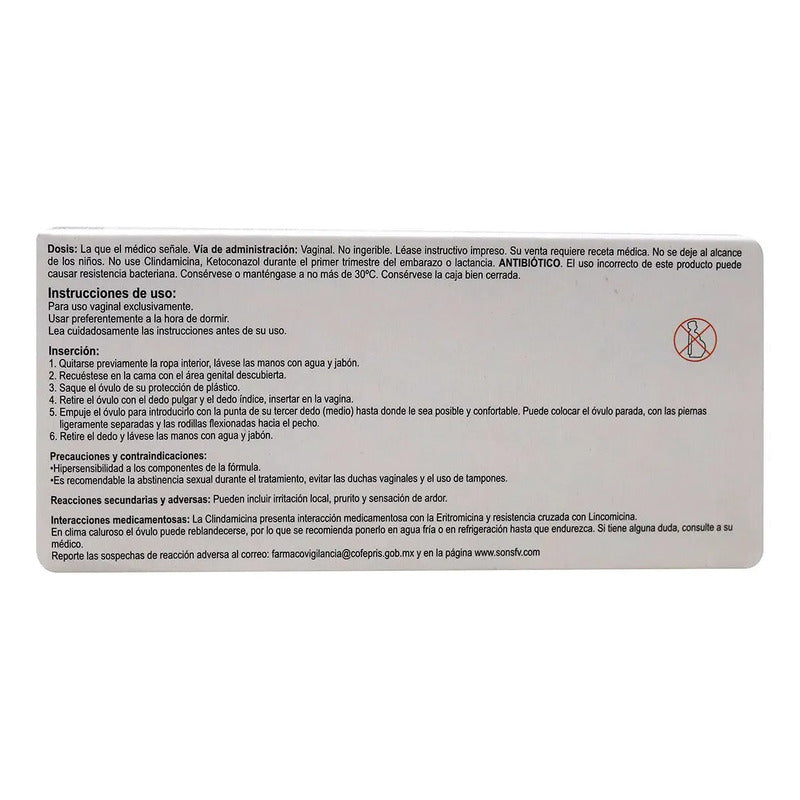 Femitab C/7 Óvulos 100/400 Mg.